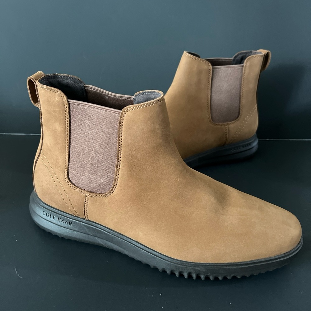 Men’s Boots Size 10.5 COLE HAAN Brown Ankle Boot